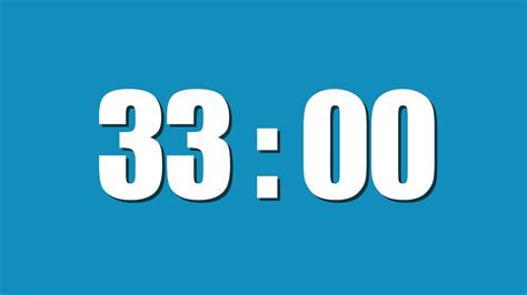 timer for 33 minutes|33 minute 11 seconds timer.